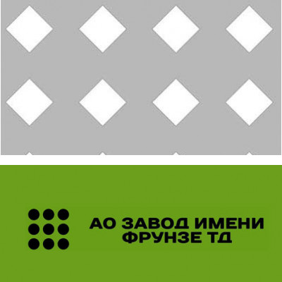 Нержавеющий перфорированный лист 0,8x1000x2000 мм Qv 8,3-12 (тип Тип 4.6.3)