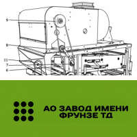 Шкив ЗВТ 80.101 (эл. Двигатель 2-х руч. D=12028)