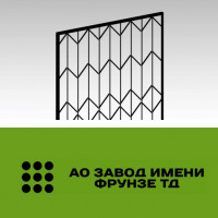 Металлическая решетка на окна «R1» 1780х1430 мм (прут 10 мм; рама 15х15 мм)