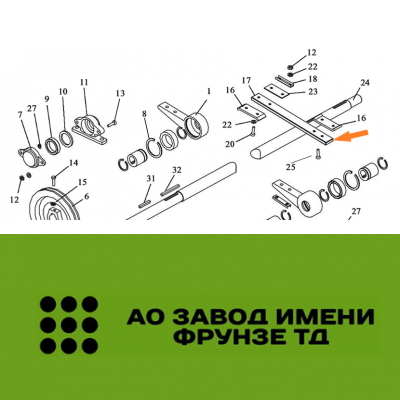 Шатун ЗВТ 02.905 (фанера)