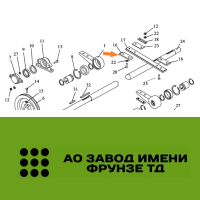 Накладка ЗВТ 02.477