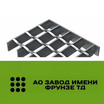 Сварной настил SP 1200x1000 мм , ячейка 34x38 мм, несущая полоса 30x2 мм