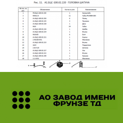 Втулка А1-БЦС-100.02.224 (50.32.618)
