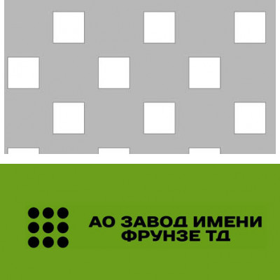 Стальной перфорированный лист 1x1000x2000 мм Qv 8,3-12 (тип Тип 4.6.2)