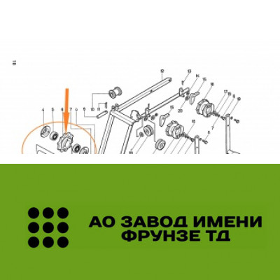 Звёздочка ЗП 02.103 (z-10 t-38,0 d-52)